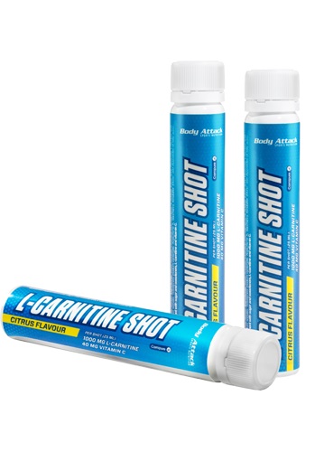supp4u-24_supp4u-24_Body Attack L-Carnitine Shots 20x25ml - Citrus