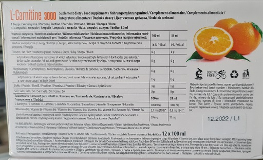 supp4u-24_supp4u-24_FA Nutrition Wellness Line L-Carnitine 3000 Shot 12x100ml
