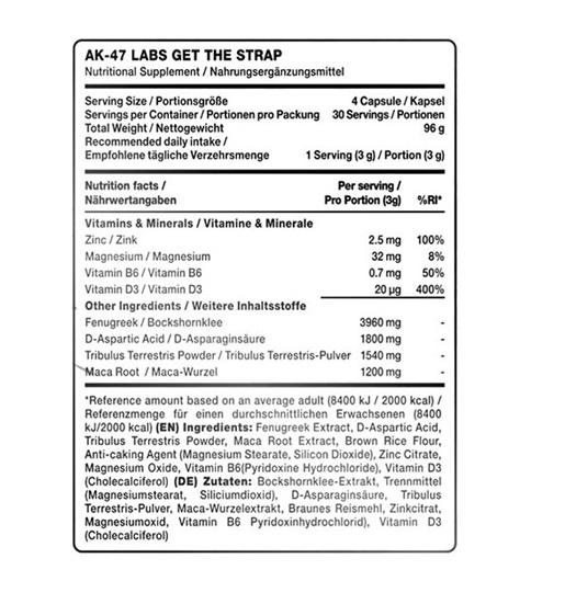supp4u-24_supp4u-24_AK47 Labs TestBooster Get the Strap 120 Kapseln