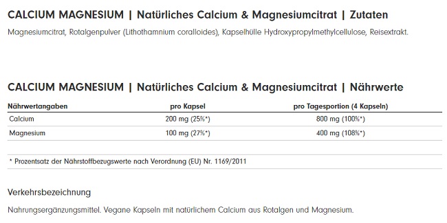 supp4u-24_supp4u-24_ProFuel CALCIUM & MAGNESIUM 120 Kaps.
