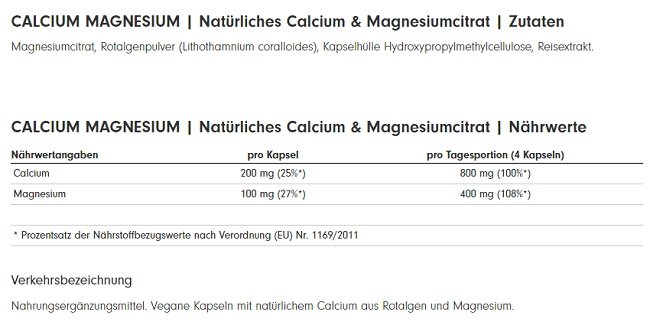 supp4u-24_supp4u-24_ProFuel CALCIUM & MAGNESIUM 120 Kaps.
