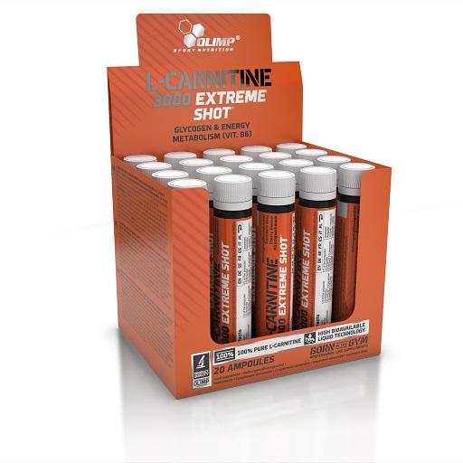 supp4u-24_supp4u-24_Olimp L-Carnitine Forte 3000 Extreme Shot (25ml) - 20 Ampullen